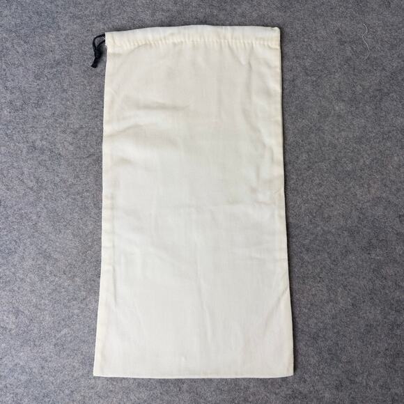 Authentic Fendi Logo Designer Dust Bag White Drawstring Storage 17.75"x9" - Picture 3 of 6